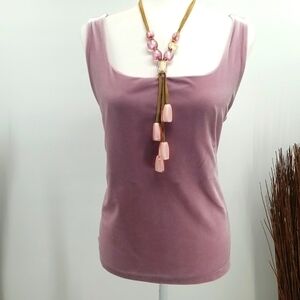 Eddie Bauer Sleeveless Velvet Dressy Top